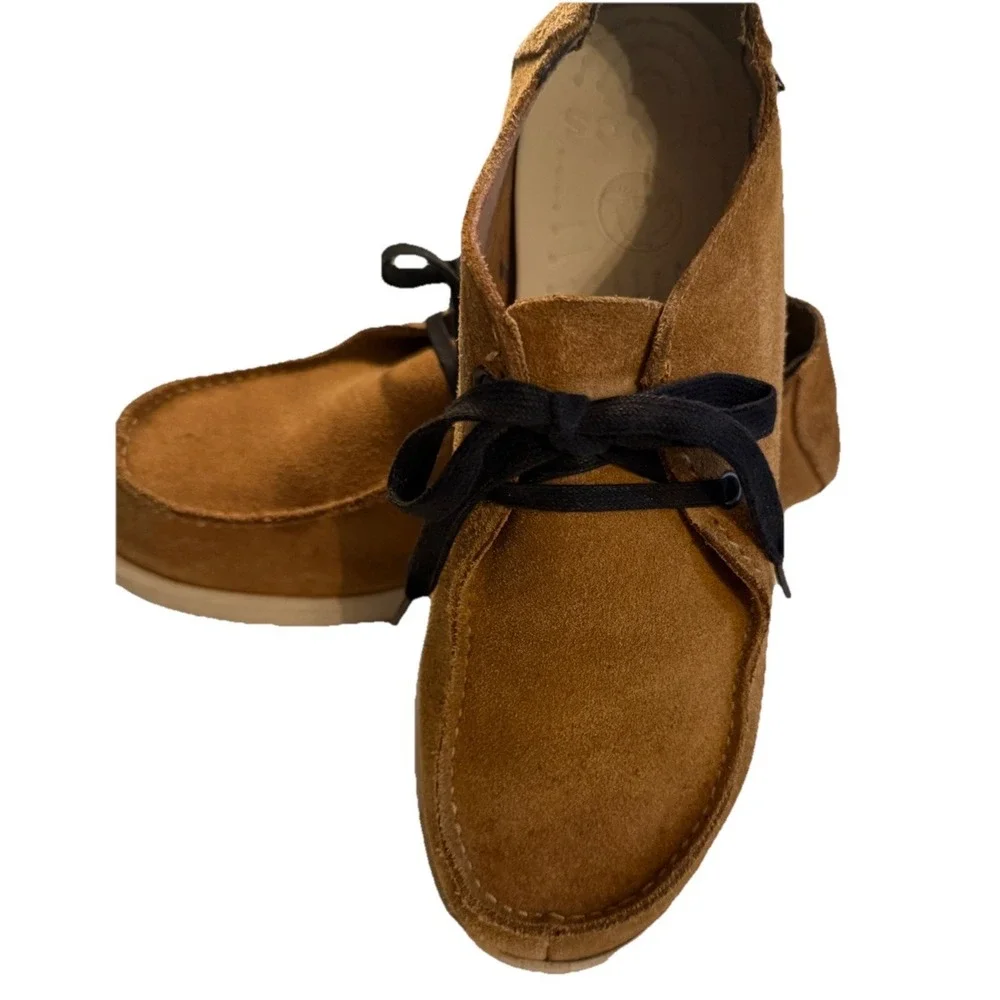 CROCS Men's Tan Nubuck Walu Chukka Lace Up Sz- 10 Moccasin‎ Casual Comfort Rare